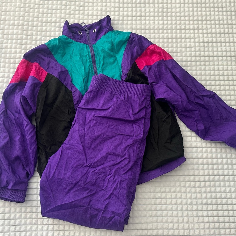 Vintage Milano Purple Lightweight Sweatsuit